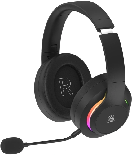 Наушники с микрофоном A4Tech Bloody GR520 черный мониторные BT/Radio/3.5mm оголовье фото 4