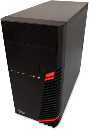 Компьютер IRU Planio 310H6SM MT i3 12100F (3.3) 8Gb SSD256Gb GT610 2Gb без ОС GbitEth 400W черный (RUS) (2162845) фото 3