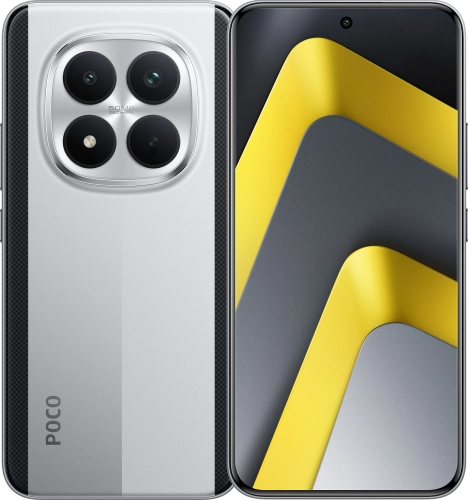 Смартфон Xiaomi Poco M8 Pro 5G 256Gb 8Gb серебристый моноблок 3G 4G 2Sim 6.83 1280x2772 Android 15 50Mpix 802.11 a/ b/ g/ n/ ac/ ax NFC GPS GSM900/ 1800 GSM1900 Protect (72908)
