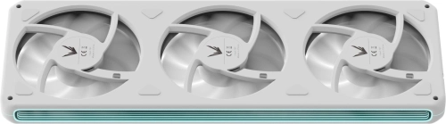 Вентилятор для корпуса Formula V Line AIR FUSION 3 WH, 360x120x28mm, ARBG 3pin + PWM 4pin, 500-1800 RPM, 34.95 DBA MAX, HYDRO BEARING фото 4
