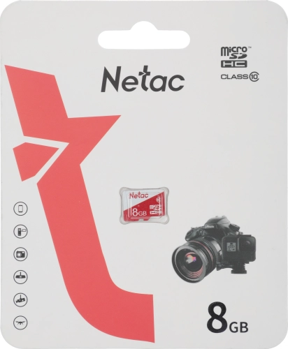 Флеш карта microSDHC 8GB Netac P500 ECO <NT02P500ECO-008G-S> (без SD адаптера)