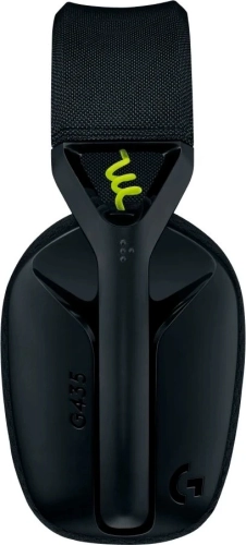 Наушники с микрофоном Logitech G435 черный/желтый накладные BT/Radio оголовье (981-001051) фото 5