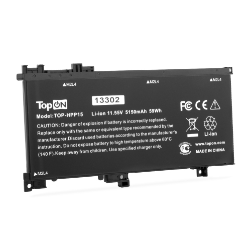 Аккумулятор для ноутбука HP Pavilion 15-bс, Omen 15-ax 11.55V 5150mAh PN: TE03XL (TOP-HPP15)