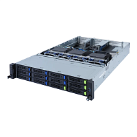 R282-G30 2U, 2x LGA4189, 32x DIMM DDR4, 12x 3.5&quot; SAS/ SATA (4x NVME Gen4), 2x 1Gb/ s (Intel I350-AM2), 5x PCIE Gen 4 x16 (support 3x double slot GPU), 1x OCP 3.0 x16, 1x OCP 2.0 x8, AST2600, 2x 2400W (600150) (6NR282G30MR-00-101)