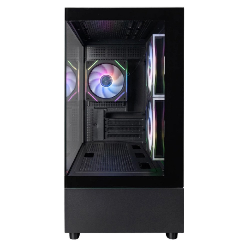 1STPLAYER MIKU Mi5 ARGB Black / mATX / 3x120mm ARGB fans / Mi5-BK-2FC7R-1FC7 фото 2