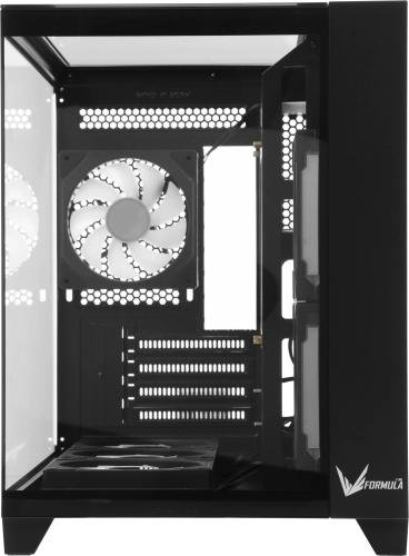 Корпус Formula Crystal Z9ML Floe черный без БП mATX 1xUSB3.0 1xUSB3.1 audio bott PSU фото 15