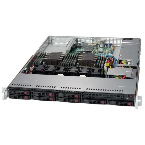 Платформа SuperMicro SYS-1029P-WT/ 2x LGA 3647/ x12 DIMM/ noHDD (up 8SFF)/ iC621/ 2x GbE/ 1x 600W (NHP) (SYS-1029P-WT) фото 2