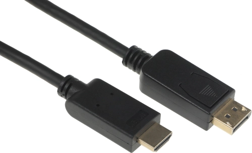 Кабель аудио-видео Buro v. 1.2 DisplayPort (m)/HDMI (m) 3м. позолоч.конт. черный (BHP DPP_HDMI-3) фото 4