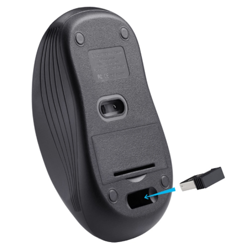 *Мышка Defender MB-205 USB OPTICAL WRL BIT BLACK (52205) фото 4