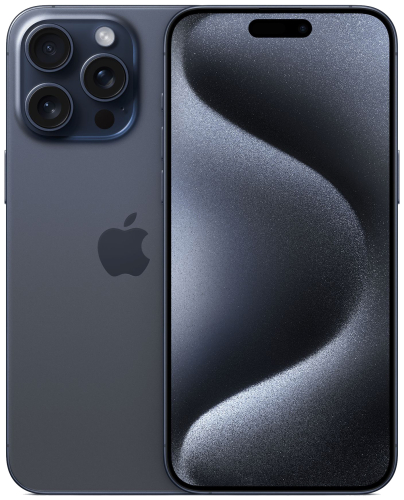 Смартфон Apple A3108 iPhone 15 Pro Max 1Tb синий титан моноблок 3G 4G 2Sim 6.7
