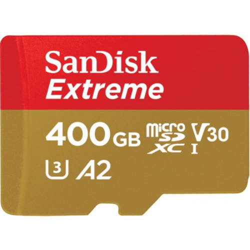 Карта памяти Sandisk microSDXC 400GB Class10 Extreme + adapter (SDSQXA1-400G-GN6MA)