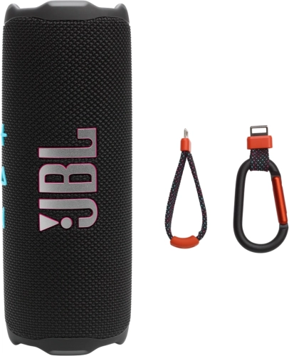 Колонка порт. JBL Flip 7 черный/оранжевый 35W 1.0 BT 4800mAh (JBLFLIP7BLKO) фото 2