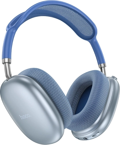 Гарнитура мониторные Hoco W55 1.2м синий беспроводные bluetooth оголовье (32690)