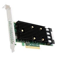 HBA-адаптер Broadcom 9400-16i SGL (05-50008-00 / 03-50008-02012) PCIe 3.1 x8 LP, Tri-Mode SAS/ SATA/ NVMe 12G HBA, 16port(4*int SFF8643), 3416 IOC (05-50008-00012 / 03-50008-02012)