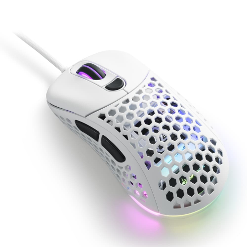 Игровая мышь Sharkoon Light2 200 USB RGB белая (LIGHT2-200-WHITE) фото 3