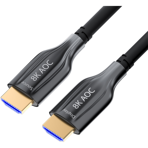 GCR Кабель 30m оптический HDMI 2.1 8K 60Hz, для подключения SmartTV, AppleTV, XBOX Series X, PS5, GCR-52440