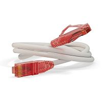Кабельная сборка Hyperline PC-LPM-UTP-RJ45-RJ45-C5e-1M-LSZH-WH Патч-корд U/ UTP, Cat.5e (100% Fluke Component Tested), LSZH, 1м, белый