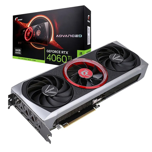 RTX4060Ti Advanced OC 16GB-V 128-bit GDDR6 DPx3 HDMI 3FAN RTL (RTX 4060 TI ADVANCED OC 16GB-V)