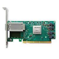 Сетевой адаптер Mellanox MCX555A-ECAT ConnectX-5 VPI adapter card, EDR IB (100Gb/ s) and 100GbE, single-port QSFP28, PCIe3.0 x16, tall bracket, ROHS R6, (480313)