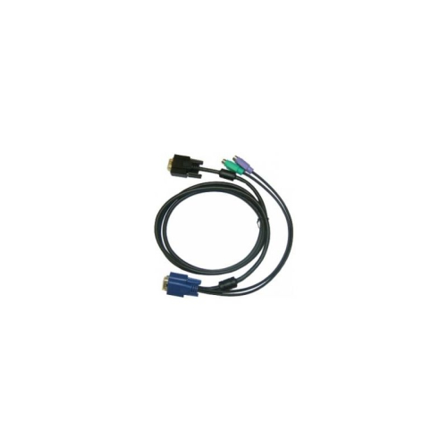 кабель/ DKVM-IPCB5/ 10 KVM Cable with VGA and 2xPS/ 2 connectors for DKVM-IP8/ T1, 5m, 10pcs/ pack (DKVM-IPCB5/10)