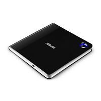 Оптический привод Blu-Ray-RW Asus SBW-06D5H-U черный/серебристый USB3.0 slim ultra slim M-Disk Mac внешний RTL (SBW-06D5H-U/BLK/G/AS)
