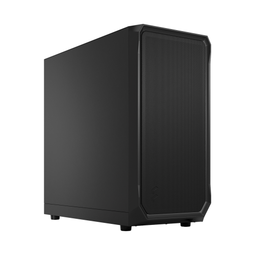 Корпус ПК без блока питания/ Case Fractal Design Focus 2, Midi-Tower, 2x140mm, 2xUSB-A 3.0 + 1xUSB 3.2 Type-C, ATX, mATX, mITX Black (FD-C-FOC2A-07)