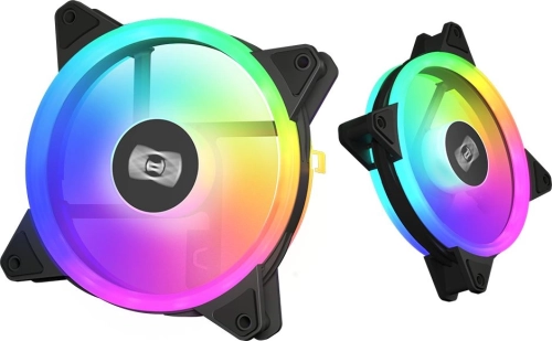 Вентилятор для корпуса PcCooler F3 T120 ARGB 120х120x25 черный 4-pin 21.6дБ (F3-T120BKAM1-GL) Ret фото 3