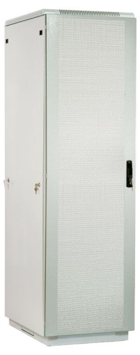 Шкаф телекоммуникационный напольный 42U (600 1000) дверь перфорированная (ШТК-М-42.6.10-4ААА)