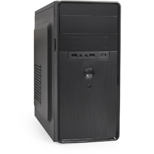 Exegate EX286426RUS Корпус Minitower ExeGate BA-309-450W-8 (mATX, БП AA450 с вент. 8см, 2*USB, HD аудио, черный) фото 2