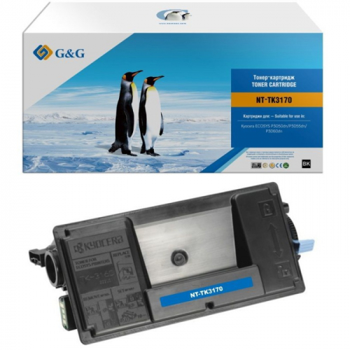 Картридж лазерный G&G NT-TK3170 черный 15500 страниц для Kyocera ECOSYS P3050dn/P3055dn/P3060dn