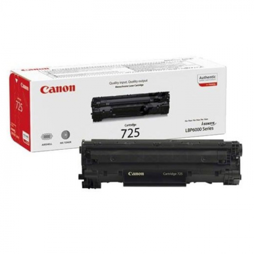 Картридж Canon 725, черный 1600 страниц для LBP6000/ LBP6020/ LBP6020B/ LBP6030/ LBP6030B/ LBP6030w/ MF3010 (3484B002)