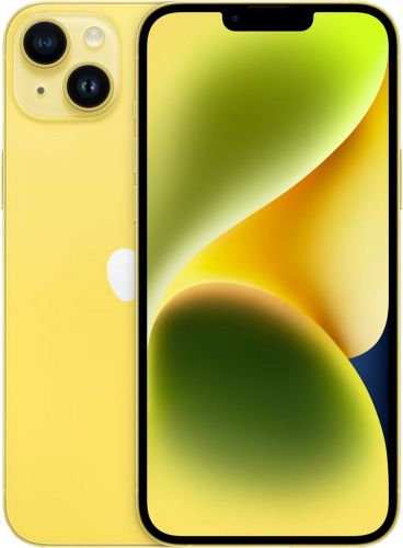 Смартфон Apple A2886 iPhone 14 Plus 128Gb 6Gb желтый моноблок 3G 4G 1Sim 6.7