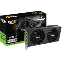 Видеокарта INNO3D RTX 5060 Twin X2/ / RTX5060, HDMI, DP*3, 8G,D7 (N50602-08D7-195071N)