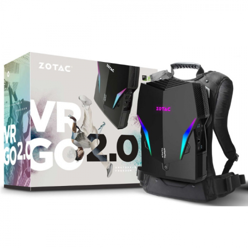 Компьютер портативный Zotac VR GO 2.0 Backpack/ Core i7-8700T/ 16GB/ 240GB SSD/ noDVD/ GeForce GTX 1070 16GB/ WiFi/ BT/ Win10 (617270) (ZBOX-VR7N72-BE-W3C) фото 7