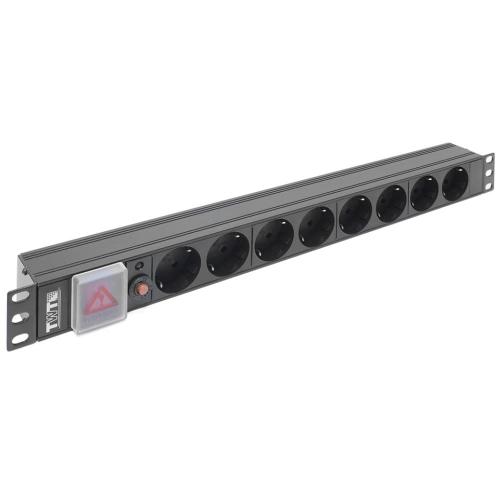 Блок розеток Lanmaster TWT-PDU19-10A8P 8x Schuko (TWT-PDU19-10A8P)