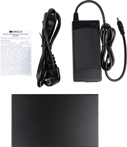 ORIGO OS1209P/ 80W/ A1A Неуправляемый PoE-коммутатор 8x100Base-TX PoE+, 1x1000Base-X SFP, PoE-бюджет 80 Вт, корпус металл (OS1209P/80W/A1A) фото 3