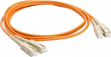 Патч-корд Lanmaster LAN-2SC-2SC/ OM2-1.0 2x50/ 125 OM2 SC дуплекс-SC дуплекс 1м LSZH желтый (LAN-2SC-2SC/OM2-1.0)