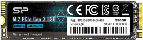 Твердотельный накопитель SSD Silicon Power P34A60 256Gb PCIe Gen3x4 M.2 PCI-Express (PCIe) SP256GBP34A60M32 (SP256GBP34A60M28)