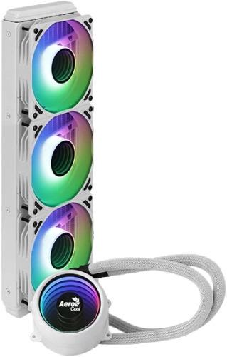 Система водяного охлаждения Aerocool Mirage L360 Soc-AM5/ AM4/ 1151/ 1200/ 2066/ 1700 белый 4-pin 20-27dB Al+Cu 1350gr Ret (MIRAGE L360 WH) фото 6