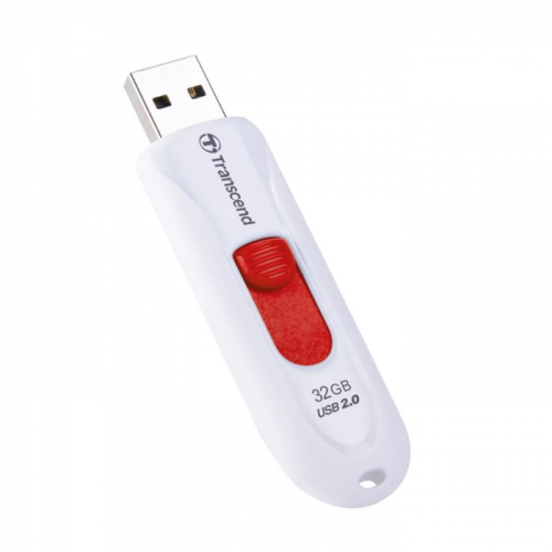 Флеш-накопитель 32GB Transcend JetFlash 590, USB 2.0, White (TS32GJF590W) фото 2