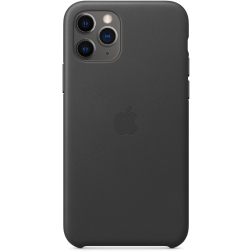 Чехол для iPhone 11 Pro/ iPhone 11 Pro Leather Case - Black (MWYE2ZM/A)
