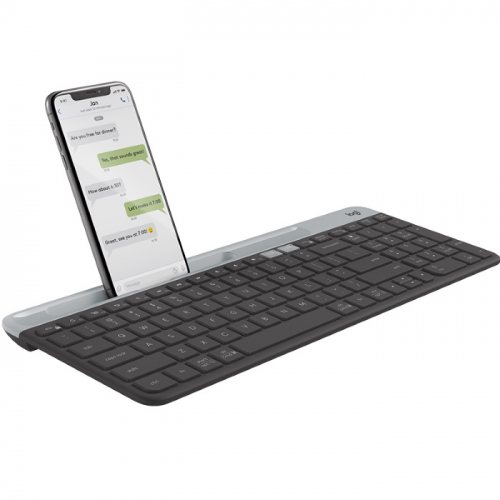 Клавиатура Logitech Slim K580, Wireless, Bluetooth, Unifying, Multi-Device Graphite (920-009275) фото 3