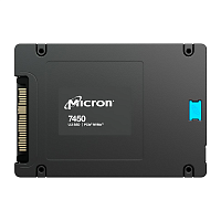 Твердотельный накопитель Micron SSD 7450 MAX, 6400GB, U.3(2.5" 15mm), NVMe, PCIe 4.0 x4, 3D TLC, R/W 6800/5600MB/s, IOPs 1...(MTFDKCC6T4TFS-1BC1ZABYY)