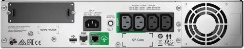 APC Smart-UPS 1500VA/ 1000W, RM 2U, Line-Interactive, LCD, Out: 220-240V 4xC13 (2-Switched), SmartSlot, USB, SmartConnect, Black, 1 year warranty (REP: SMT1500RMI2U) (SMT1500RMI2UC) фото 3