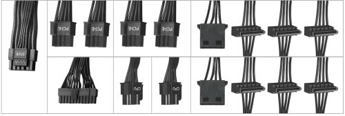 Блок питания Bloody ATX 750W 80+ gold (BD-PS750G-M) Блок питания Bloody ATX 750W BD-PS750G 80+ gold (20+4pin) APFC 120mm fan 6xSATA Cab Manag RTL (BD-PS750G-M) фото 12