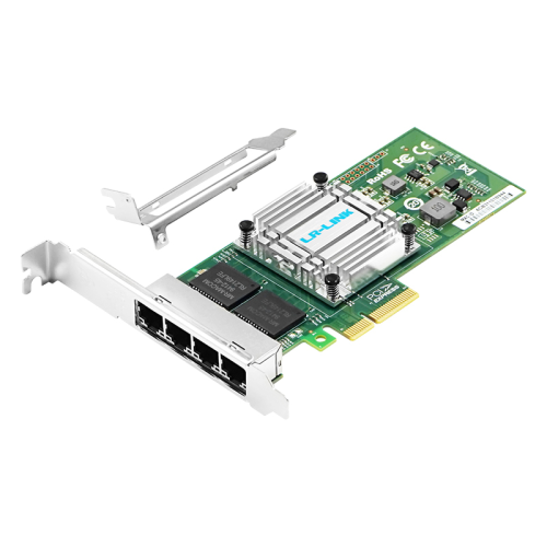 PCIe x4 1G Quad Port Copper Network Card (NetSwift based) (LRES2025PT)