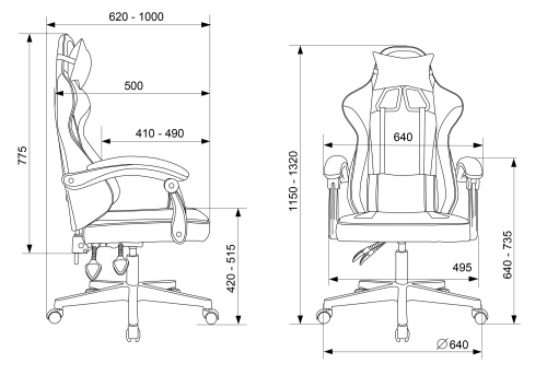 Кресло игровое Knight Wolf WH молочный/ серый крестов. пластик пластик белый (KNIGHT WOLF WH WG) фото 10