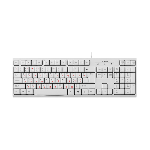 Клавиатура SVEN KB-S300 белая (SV-016647)