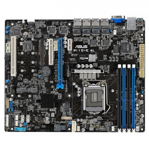 Материнская плата ASUS P11C-C/ 4L ATX/ 1x LGA1151/ ,iC242/ 4x GbE (90SB06M0-M0UAY0)