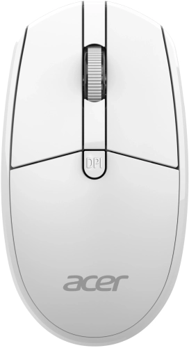 Мышь Acer OMR408 белый оптическая 1600dpi беспров. для ноутбука 4but (ZL.MCEEE.02Y)